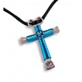 Pacific Blue Cross Necklace